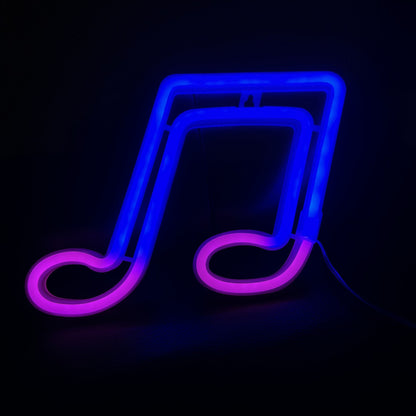 LED Musical Note Decorative Neon Lights