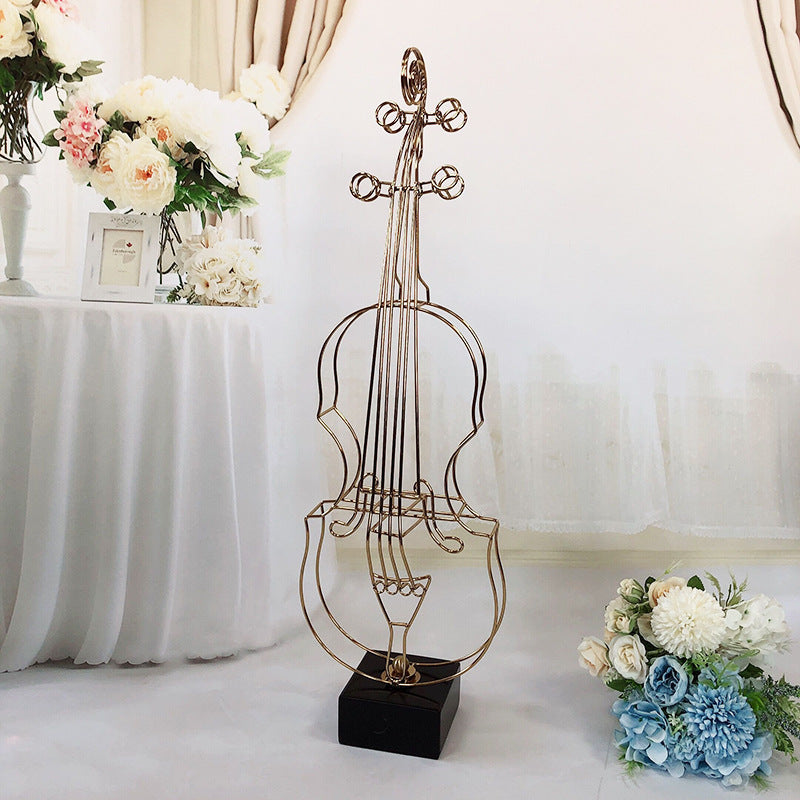 Simple Violin Decoration Modern Style Living Room Accessories