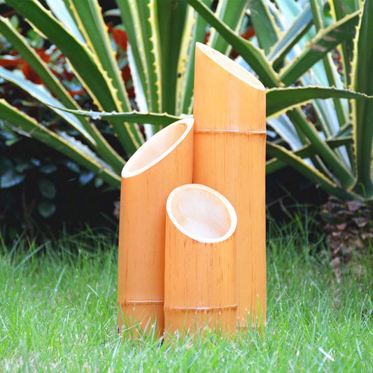 Outdoor Characteristic Landscape Homestay Resin Bamboo Lawn Lamp