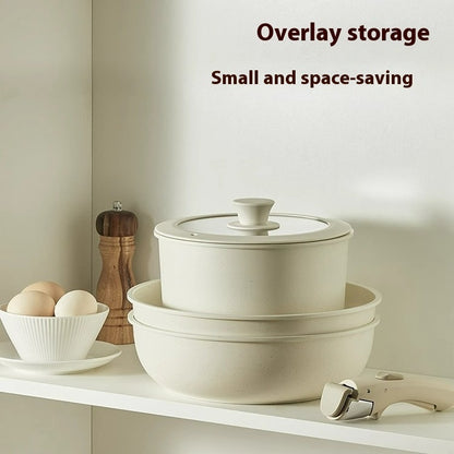 Removable Household Wok Pot Set