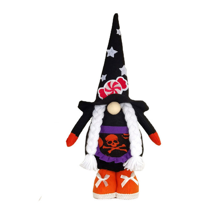 New Halloween Decoration Doll Pumpkin Bag