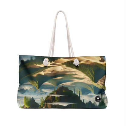 "Elemental Isles: A Dreamlike Journey through Nature's Wonders" - The Alien Weekender Bag