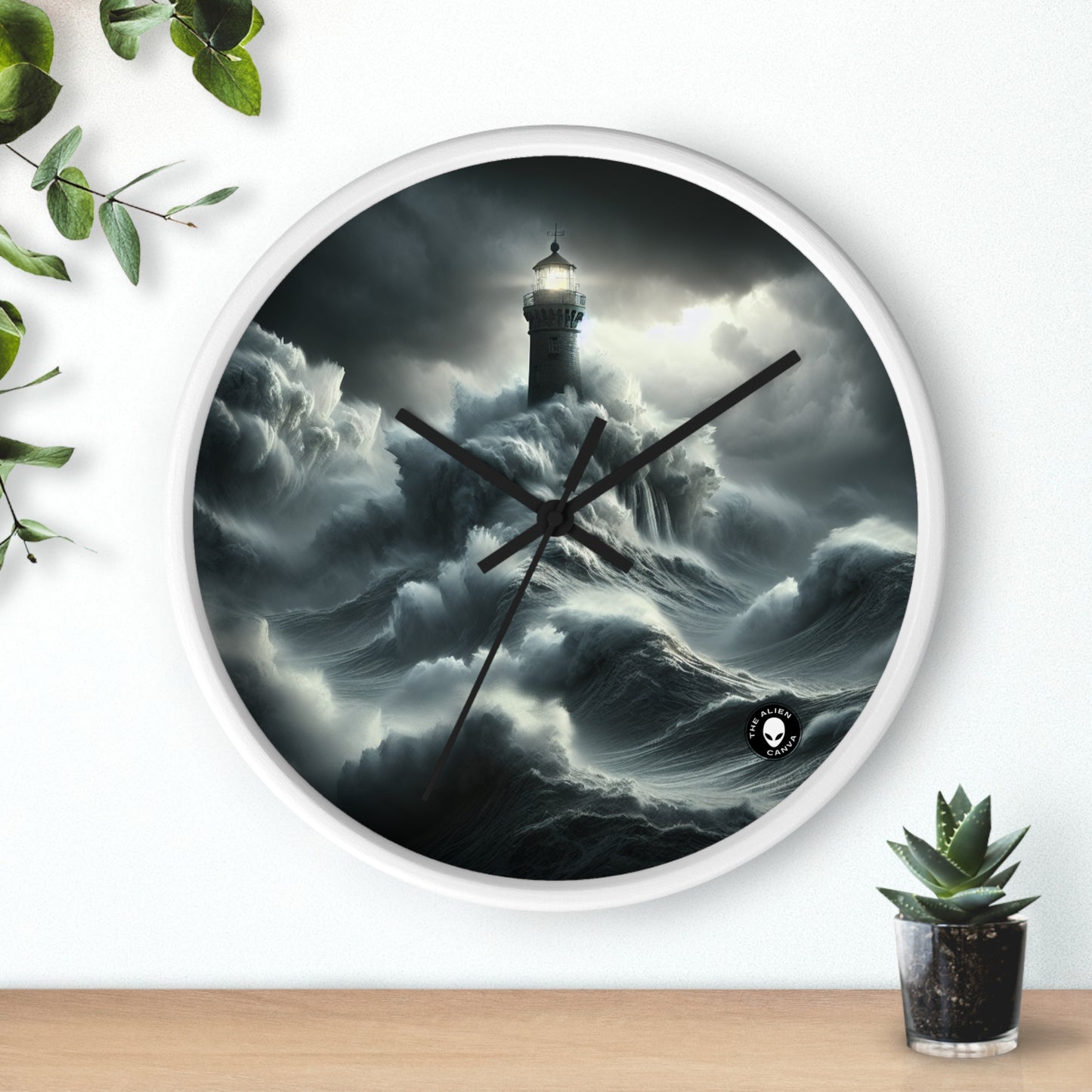 "Beacon of Resilience" - The Alien Wall Clock