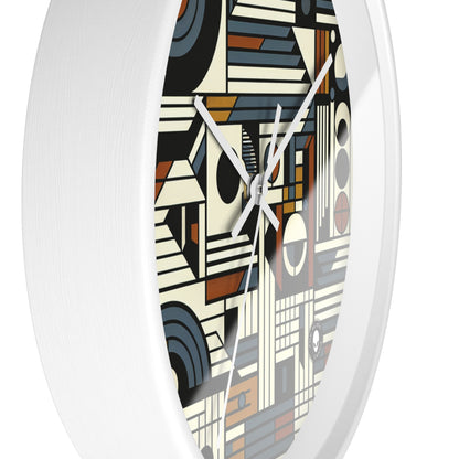 "Urban Elegance: A Concrete Art Exploration" - The Alien Wall Clock Concrete Art