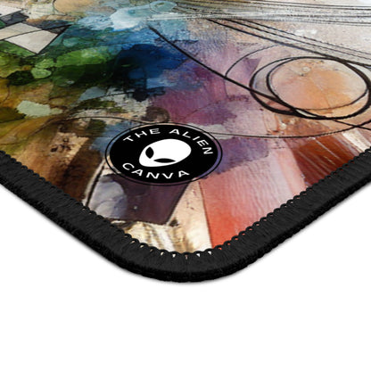 "Viaje emocional abstracto" - The Alien Gaming Mouse Pad Expresionismo abstracto