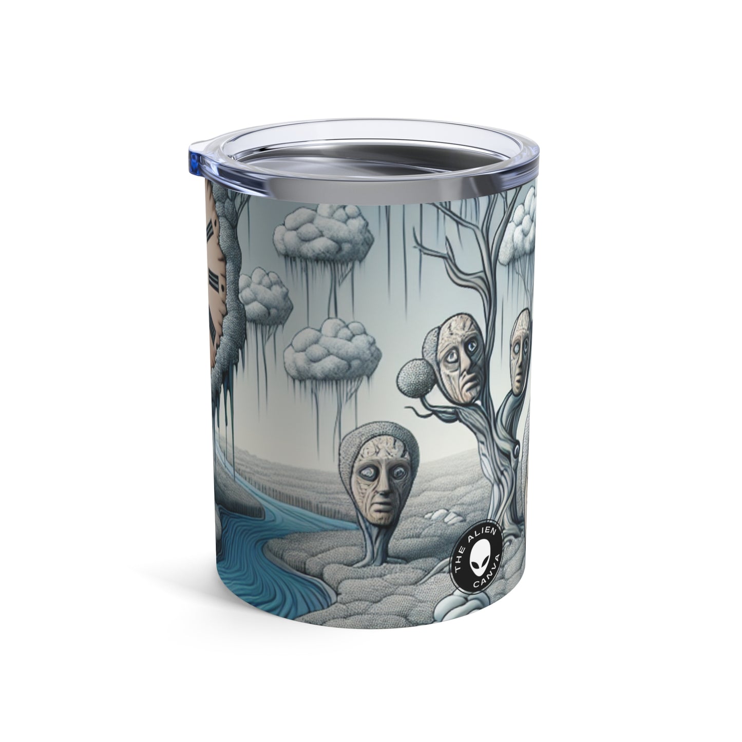 "Fantasy Wonderland: Where Time Bends and Trees Talk" - The Alien Tumbler 10oz