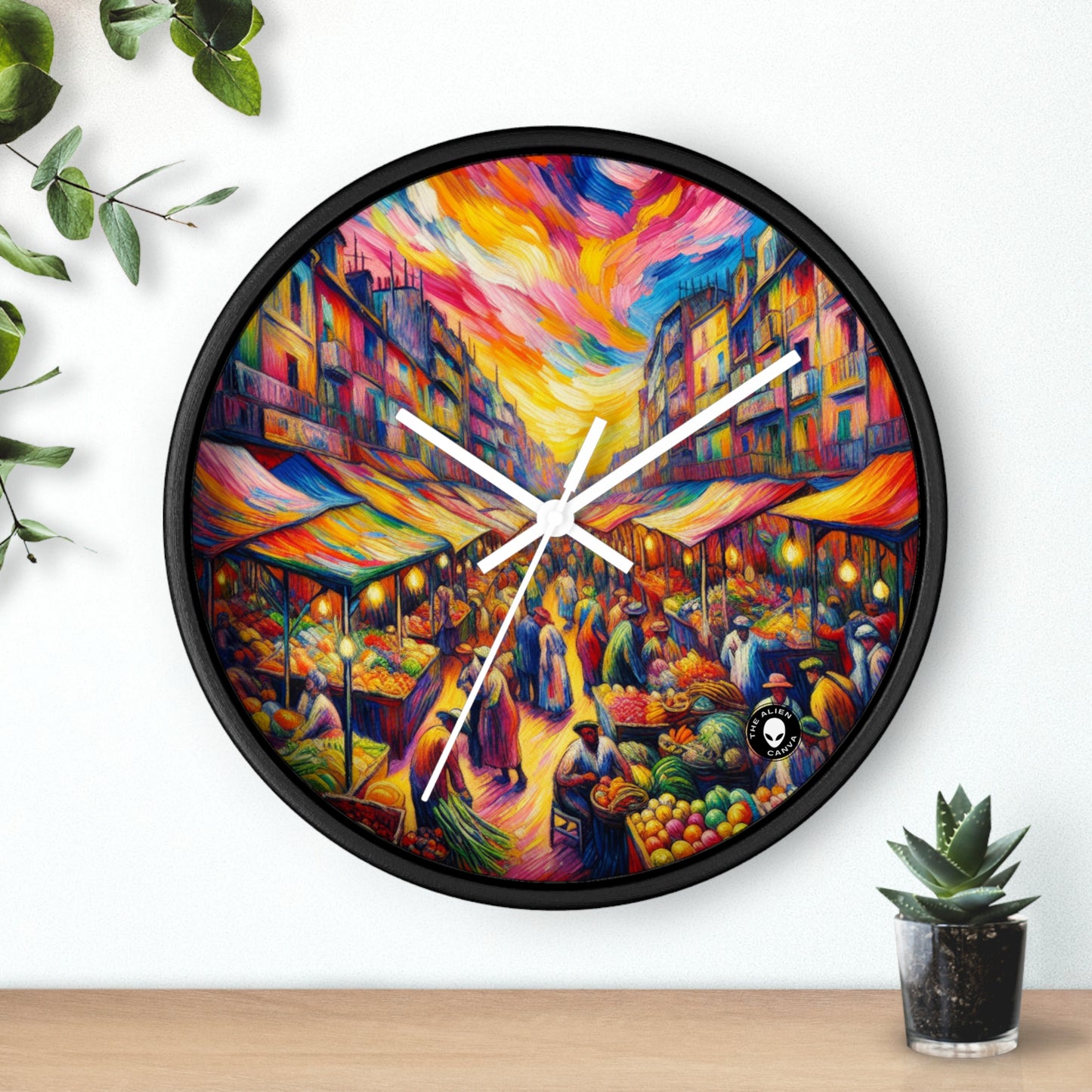 "Jungle Fauvism" - The Alien Wall Clock Fauvism