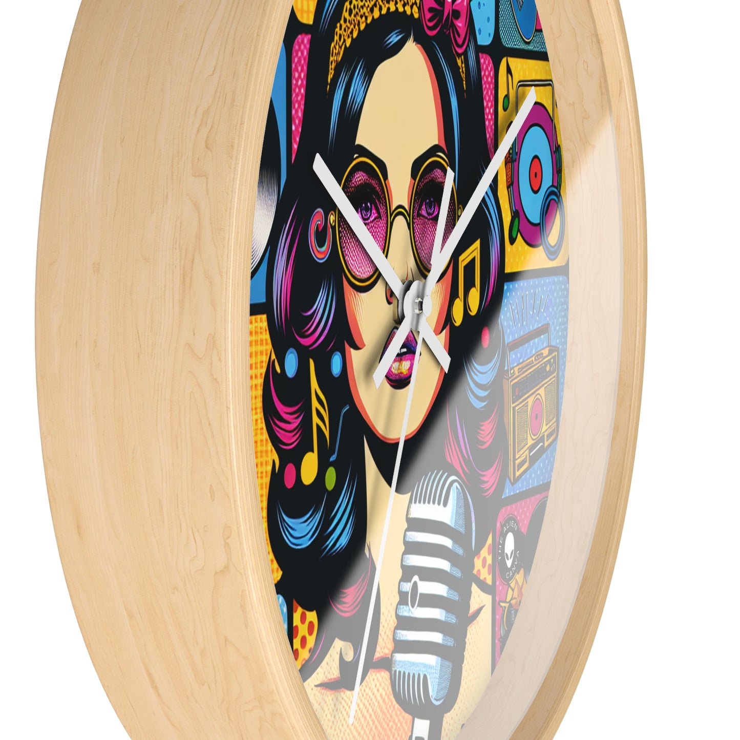 "Celebrando la iconografía pop: un retrato retrospectivo" - The Alien Wall Clock Pop Art