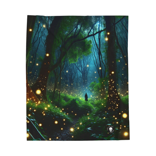 "Enchanted Night" - The Alien Velveteen Plush Blanket