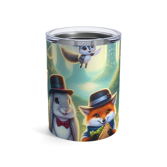 "Sombreros fuera en el bosque encantado" - Vaso Alien de 10 oz