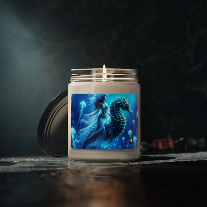 "Mermaid Magic: Journey with the Giant Seahorse" - The Alien Scented Soy Candle 9oz