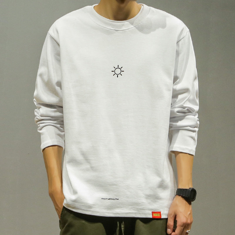 Pull imprimé simple de marque tendance pour hommes, version coréenne