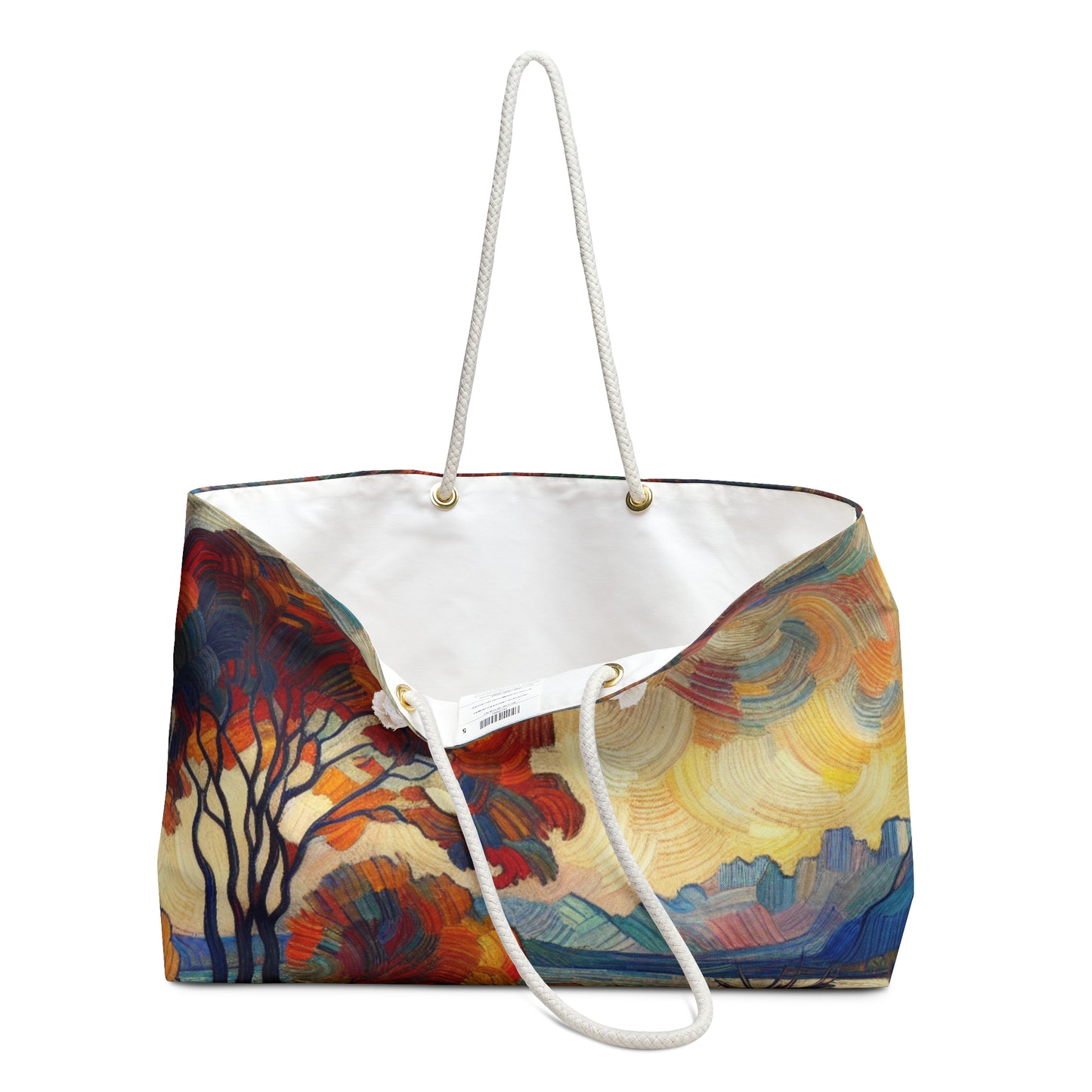 "Nature's Kaleidoscope: A Vivid Fauvism Exploration of the Animal Kingdom" - The Alien Weekender Bag Fauvism