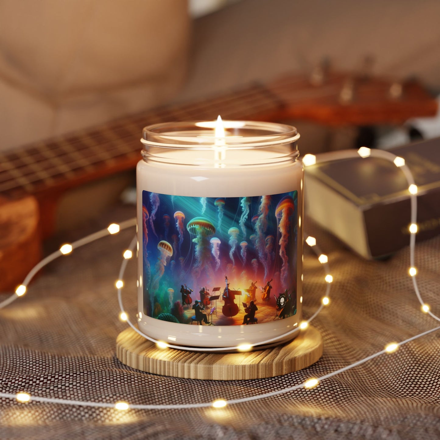 "Jellyfish Serenade: An Underwater Symphony" - The Alien Scented Soy Candle 9oz