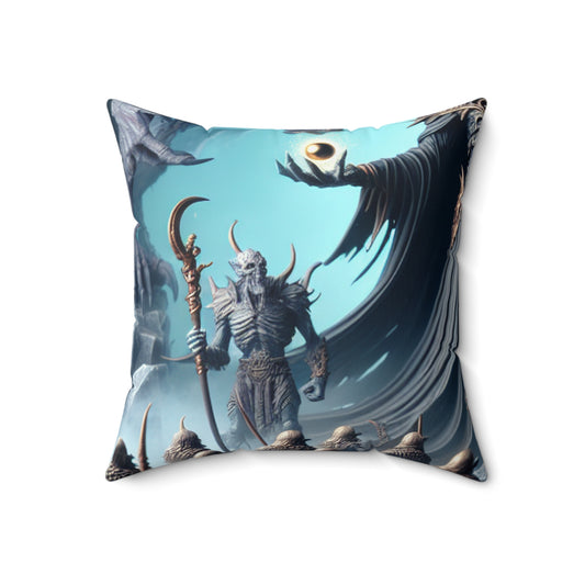 "The Battle for the One Ring" - The Alien Spun Polyester Square Pillow
