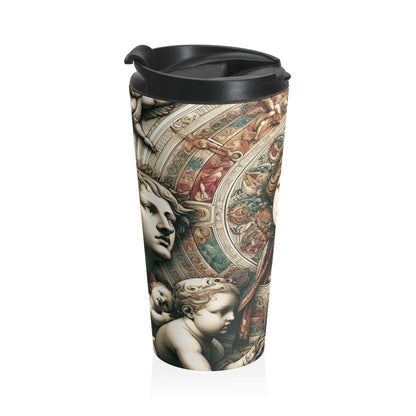 "Mystical Banquet: A Renaissance Fantasy" - The Alien Stainless Steel Travel Mug Renaissance