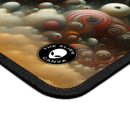 "Dreamscape Sojourn" - The Alien Gaming Mouse Pad Surrealism