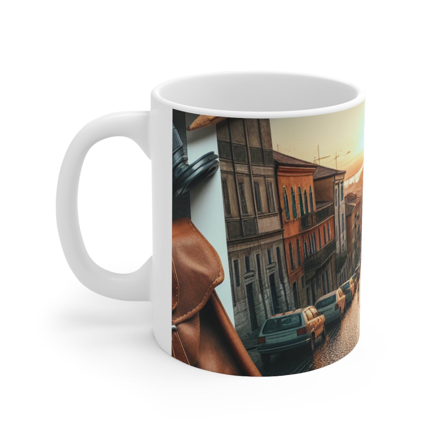 "Serenity in Brushstrokes: Immersive Realism in Nature's Tranquility" - The Alien Ceramic Mug 11oz Realism