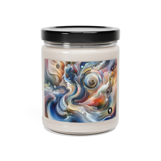 "Living Canvas: The Transcendence of Art and Humanity" - The Alien Scented Soy Candle 9oz Video Art