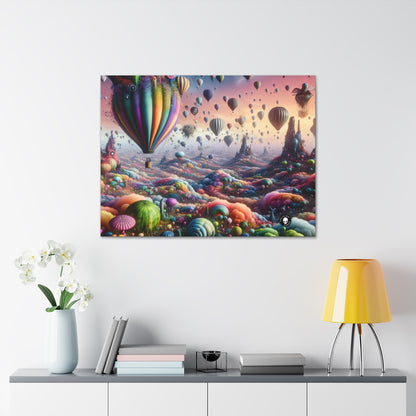 "Whimsical Sky: A Surreal Balloon Adventure" - The Alien Canva