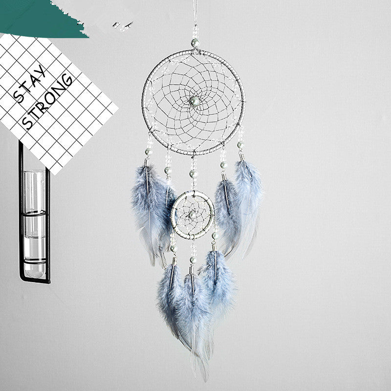 Modern simple looking up at the starry sky series dream catcher