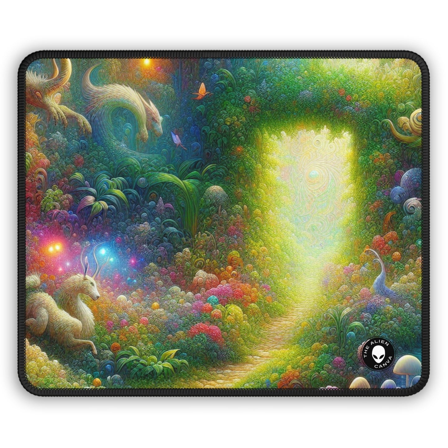 "Mystical Garden of Enchantment" - The Alien Gaming Mouse Pad