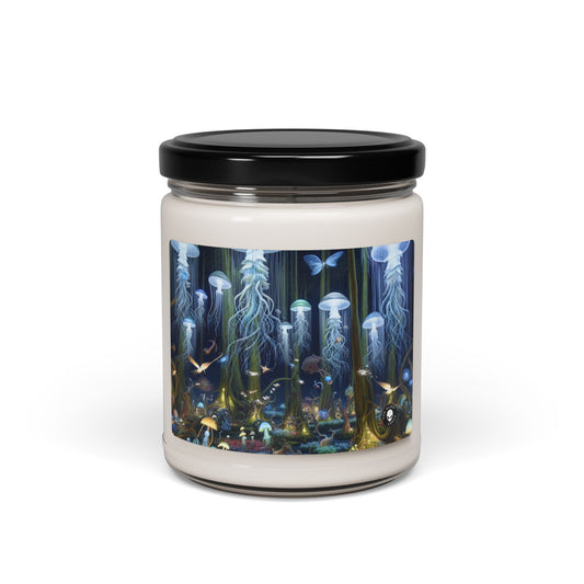 "Jellyfish Grove: A Luminescent Fantasy Forest" - The Alien Scented Soy Candle 9oz