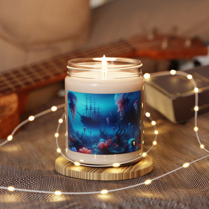 "Jellyfish Haven: A Surreal Underwater World" - The Alien Scented Soy Candle 9oz