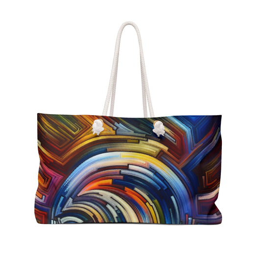 "Dynamo Kinetics: Explorando el movimiento a través de engranajes y discos" - The Alien Weekender Bag Kinetic Art