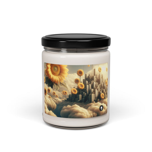 "Ethereal Sky: The City of Clouds and Sunflowers" - The Alien Scented Soy Candle 9oz