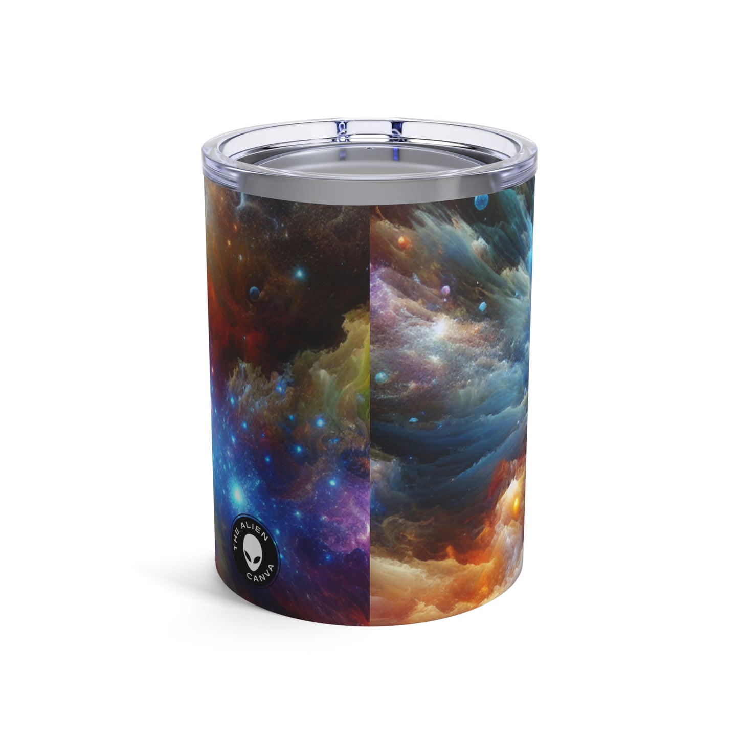 "Creación galáctica: un caleidoscopio de maravillas cósmicas" - Vaso Alien de 10 oz