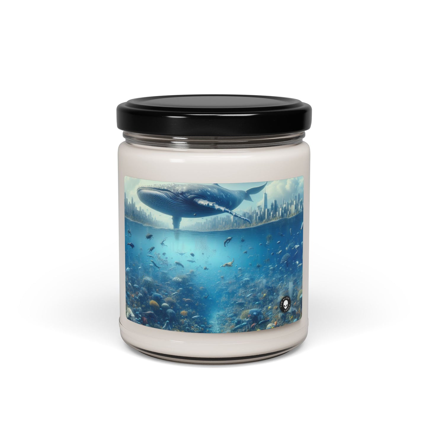 "Whale City: A Surreal Underwater Wonderland" - The Alien Scented Soy Candle 9oz