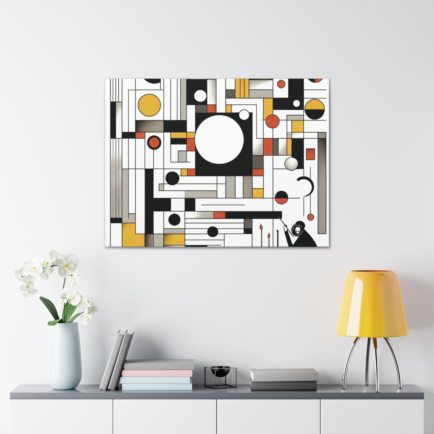 "Equilibrio en abstracto: suprematismo geométrico" - El suprematismo alienígena de Canva