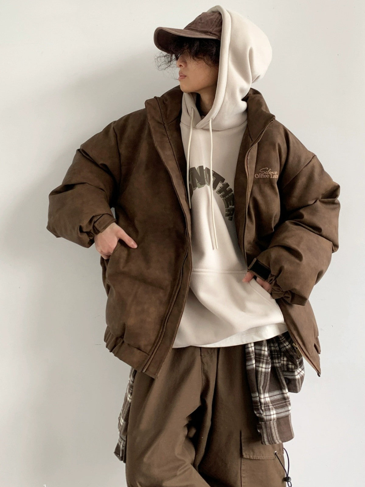 High Street Retro PU Leather Coat Men's Coat