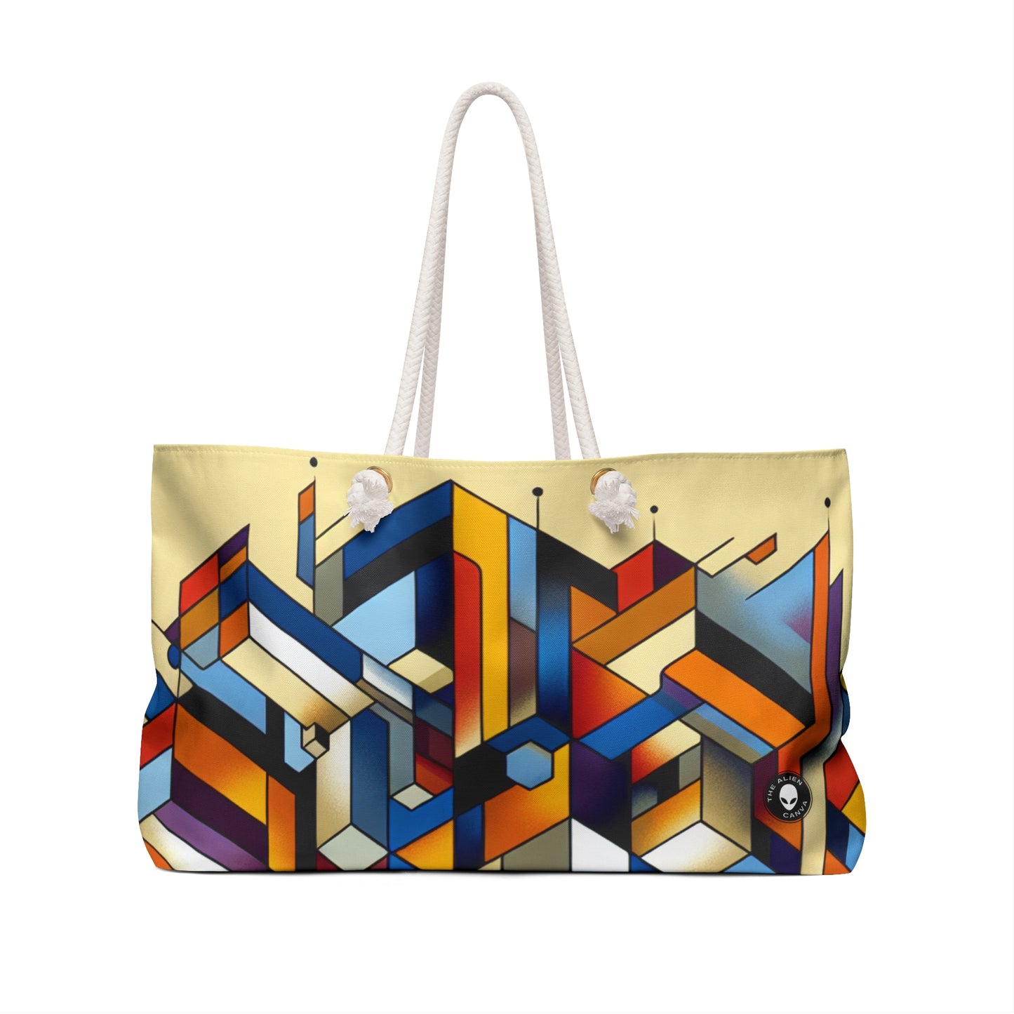 "Metropolis Pulse" - The Alien Weekender Bag Cubo-Futurism