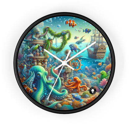 "Fiesta submarina" - El reloj de pared extraterrestre