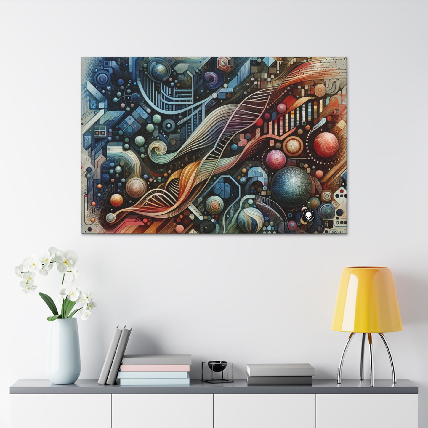 "Biofuturismo: arte inspirado en las alas de mariposa" - The Alien Canva Bio Art