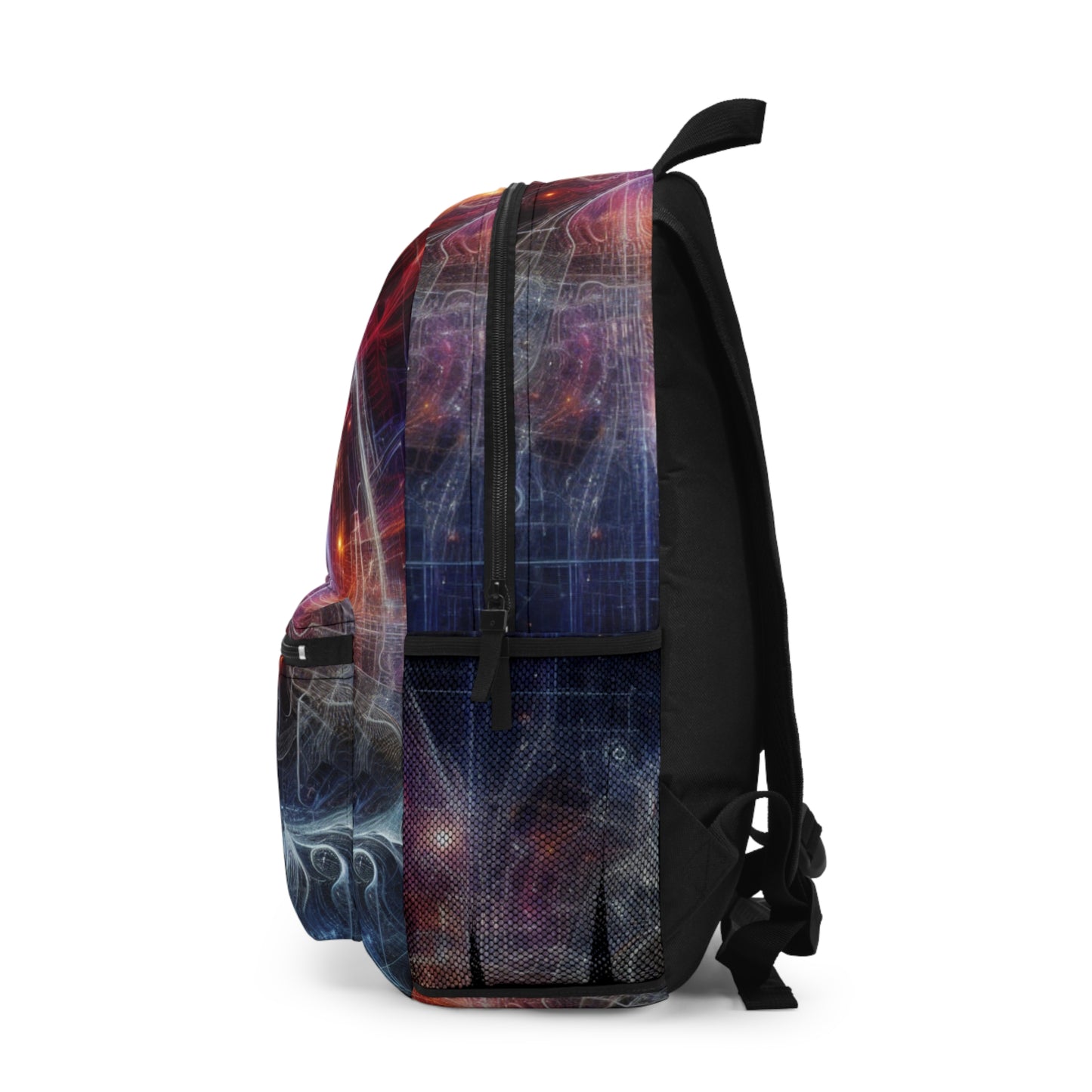 "Nature's Neon Metropolis: A Surreal Fusion of Technology and Greenery" - The Alien Backpack Digital Art