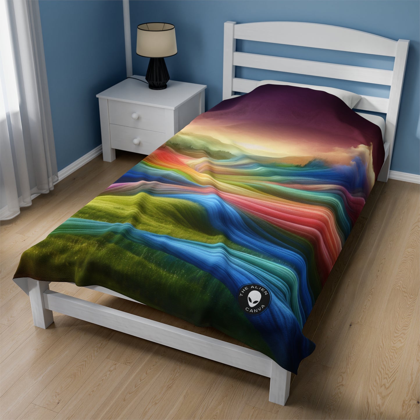 "Emotionally Charged Dreamscape" - The Alien Velveteen Plush Blanket