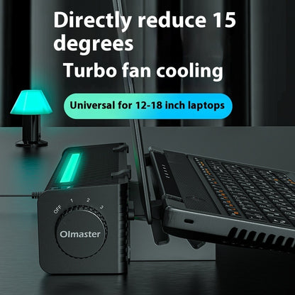 Notebook Cooling Pad RGB Colored Lights Without Fan