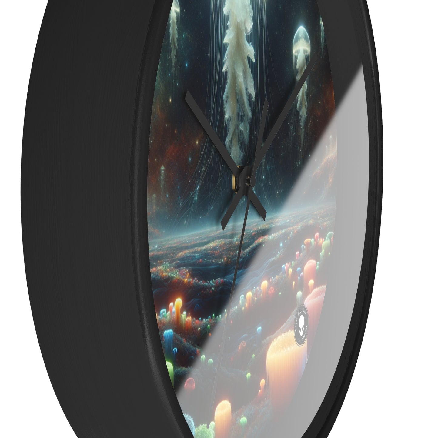 Jellyfish Dreamscape - The Alien Wall Clock