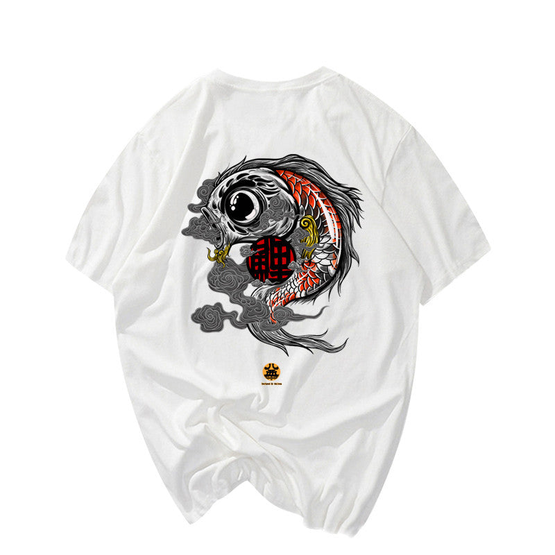 Tiger original national trend loose t-shirt