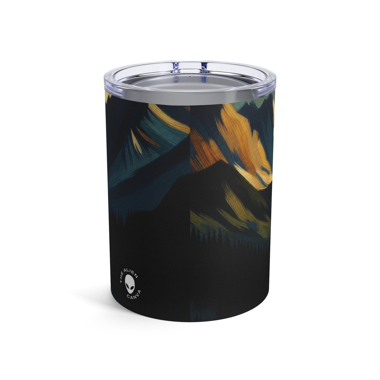 "Sentinelle silencieuse des bois ombragés" - The Alien Tumbler 10oz Tenebrism