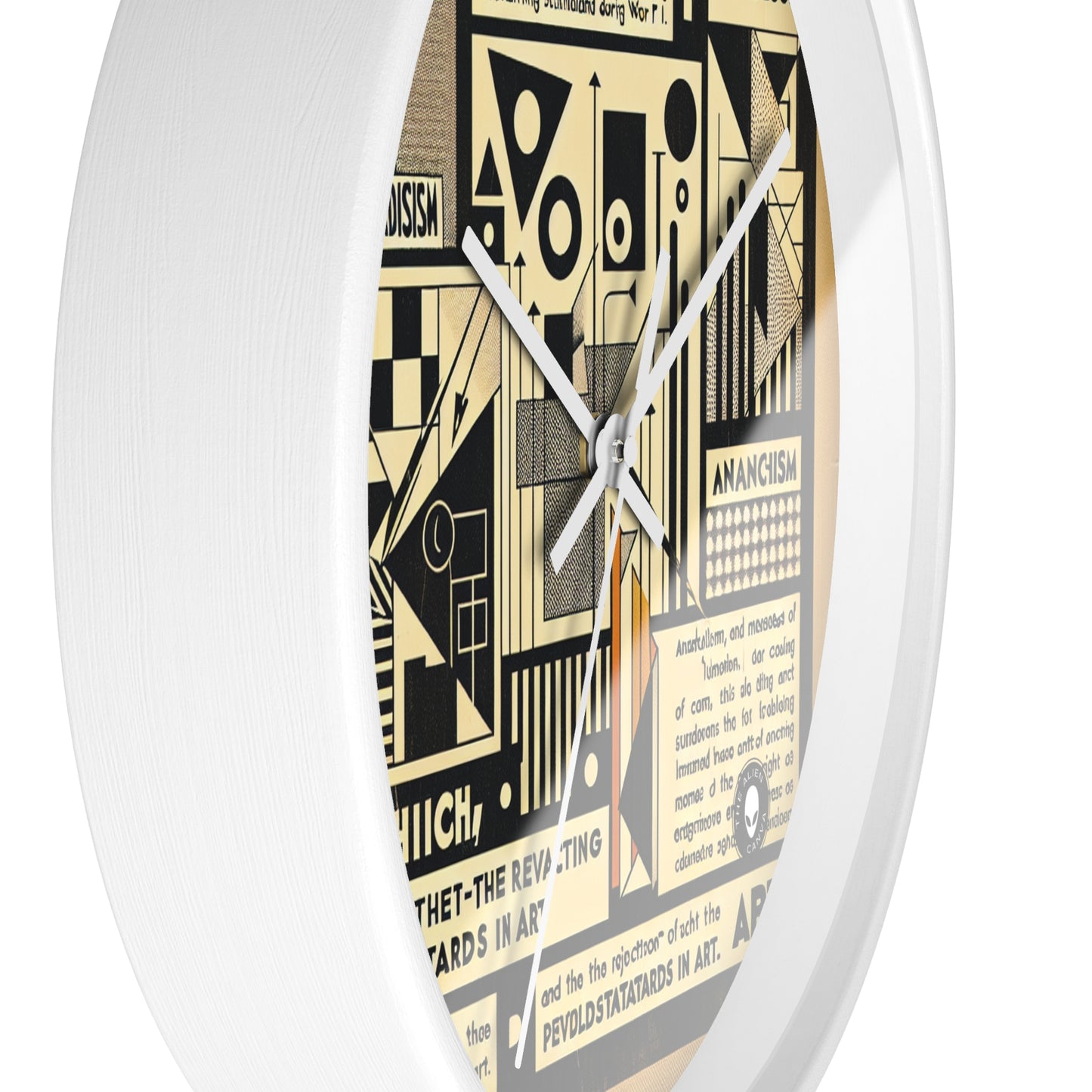 "Dadaist Dreamscape: A Surreal Digital Collage Ensemble" - The Alien Wall Clock Dadaism