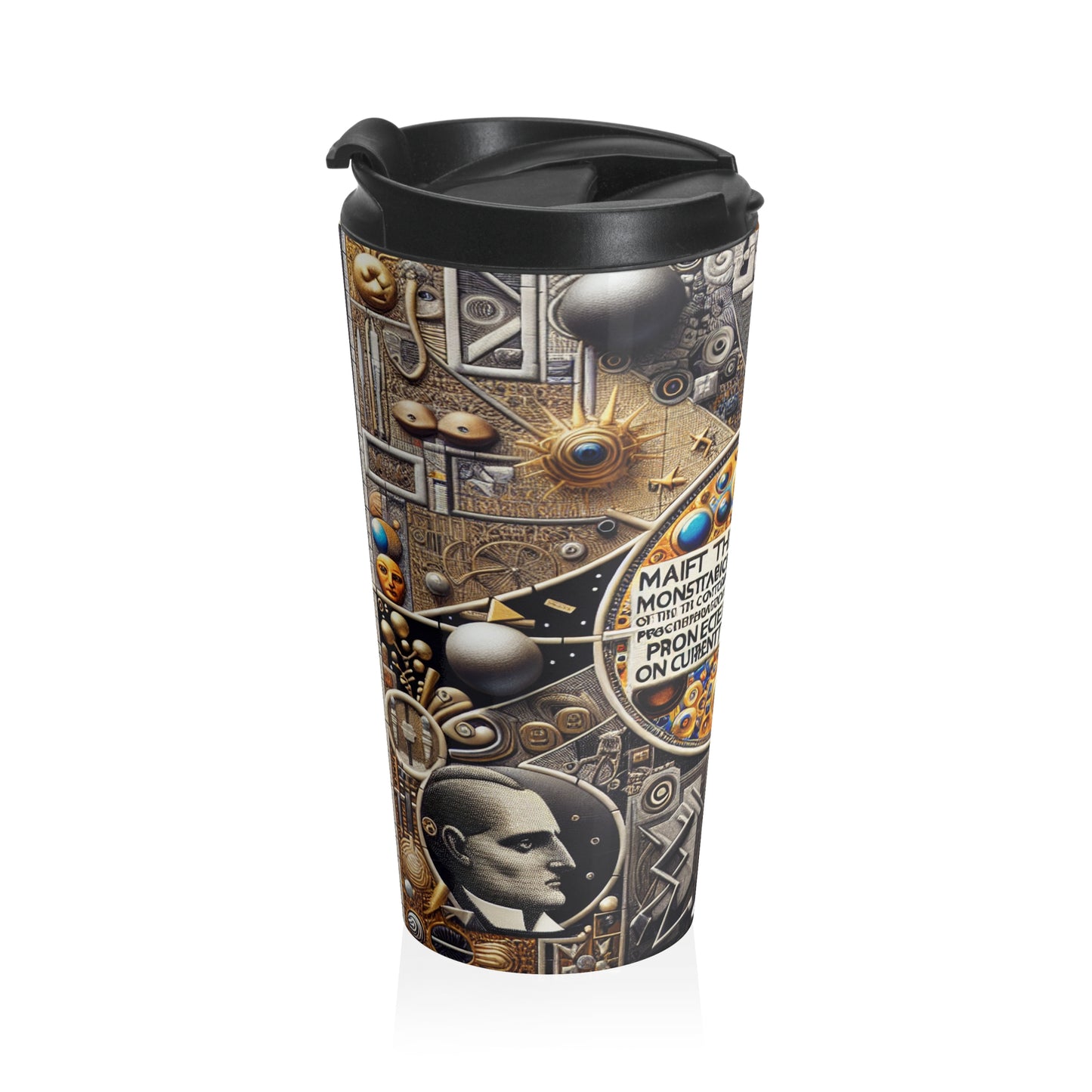 "Transgressive Art: Defying Norms and Expectations" - The Alien Stainless Steel Travel Mug Transgressive Art Style