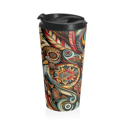 "Sacred Southwest: A Celebration of Indigenous Art" - The Alien Stainless Steel Travel Mug Indigenous Art