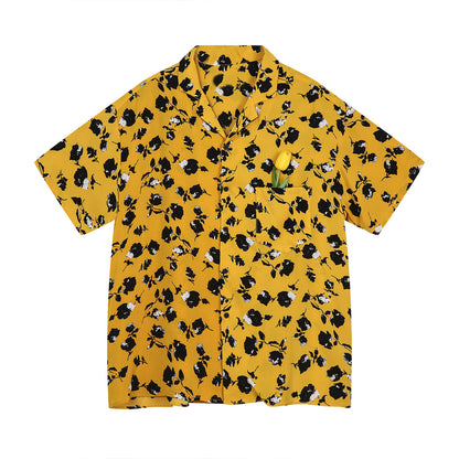 Men's Printed Shirt With Tulip Pockets