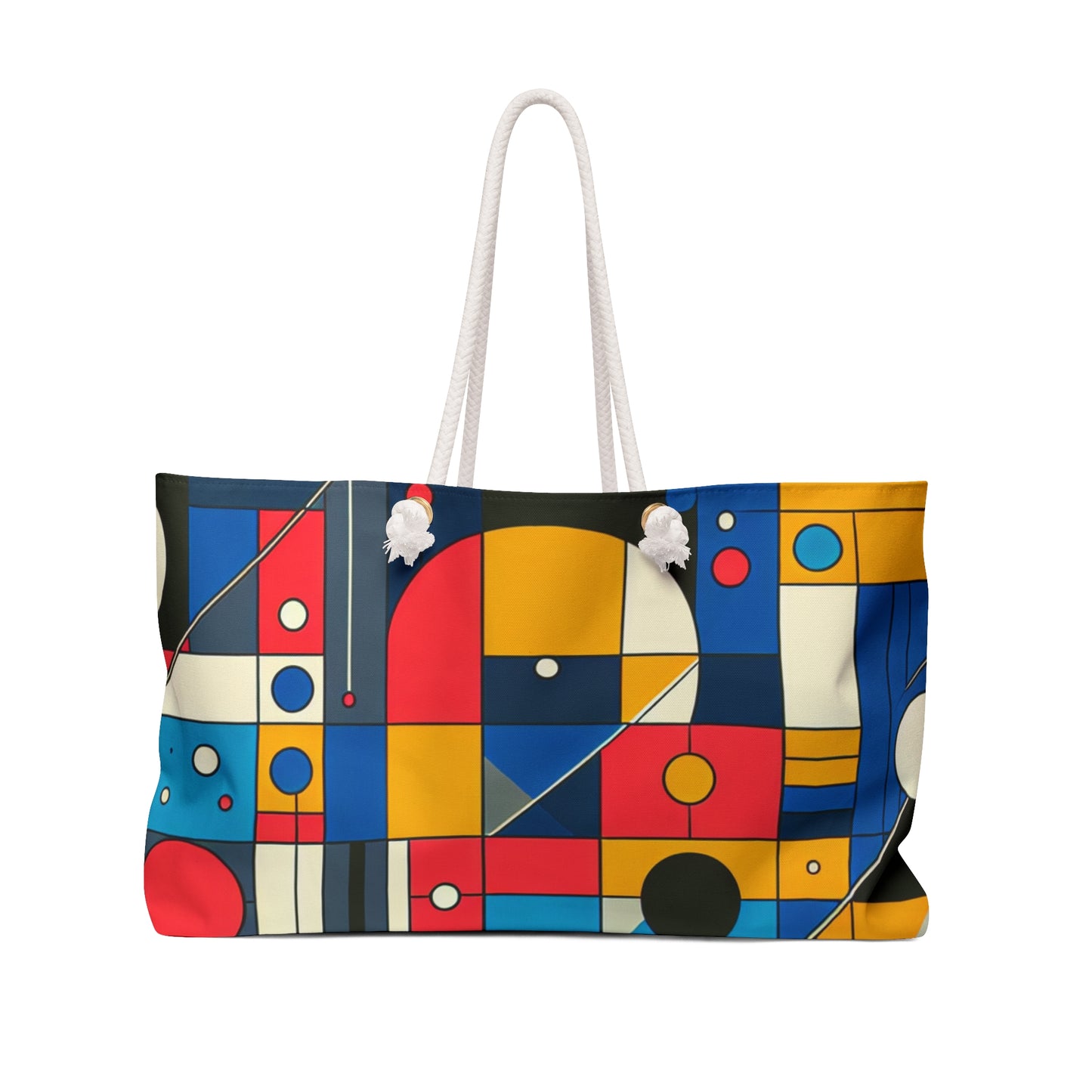 "Harmony in Nature: Geometric Abstraction" - The Alien Weekender Bag Geometric Abstraction