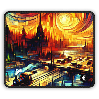 "Un mundo más allá: un paisaje de juego de fantasía épico" - The Alien Gaming Mouse Pad Arte de videojuegos