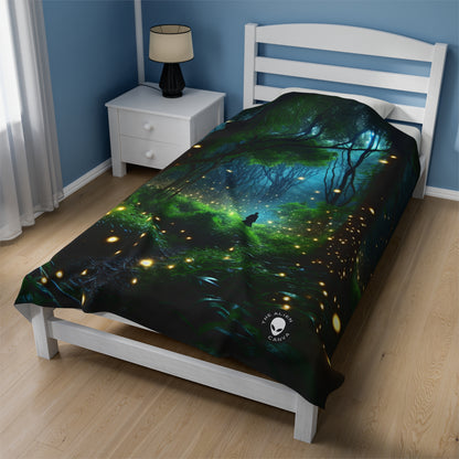 "Enchanted Night" - The Alien Velveteen Plush Blanket